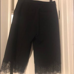 Lace trimmed culottes